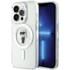 Coque arrière Karl Lagerfeld IML Ikonik avec MagSafe pour Apple iPhone 15 Pro - Transparent