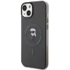 Coque arrière Karl Lagerfeld IML Ikonik avec MagSafe pour Apple iPhone 15 Plus/14 Plus - Noir 2