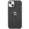 Coque arrière Karl Lagerfeld IML Ikonik avec MagSafe pour Apple iPhone 15 Plus/14 Plus - Noir 3