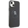 Coque arrière Karl Lagerfeld IML Ikonik avec MagSafe pour Apple iPhone 15 Plus/14 Plus - Noir 4