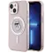 Coque arrière Karl Lagerfeld IML Choupette avec MagSafe pour Apple iPhone 15 - Rose