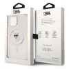Coque arrière Karl Lagerfeld IML Choupette avec MagSafe pour Apple iPhone 15 - Rose 8