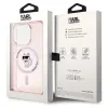 Coque arrière Karl Lagerfeld IML Choupette avec MagSafe pour Apple iPhone 15 Pro Max - Rose 8
