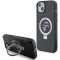 Coque arrière rigide Karl Lagerfeld Ring Stand Karl & Choupette avec MagSafe pour Apple iPhone 14 - Noir