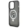 Coque arrière rigide Karl Lagerfeld Ring Stand Karl & Choupette avec MagSafe pour Apple iPhone 14 Pro Max - Noir 6