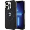 Coque arrière Karl Lagerfeld IML Ikonik avec MagSafe pour Apple iPhone 14 Pro - Noir