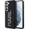 Coque arrière Karl Lagerfeld 3D Rubber Glitter Logo pour Samsung Galaxy S23 Plus - Noir 0