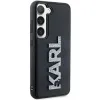 Coque arrière Karl Lagerfeld 3D Rubber Glitter Logo pour Samsung Galaxy S23 Plus - Noir 3