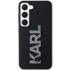 Coque arrière Karl Lagerfeld 3D Rubber Glitter Logo pour Samsung Galaxy S23 - Noir 2