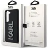 Coque arrière Karl Lagerfeld 3D Rubber Glitter Logo pour Samsung Galaxy S23 - Noir 7
