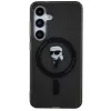 Coque arrière Karl Lagerfeld IML Ikonik avec MagSafe pour Samsung Galaxy S24 - Noir 2