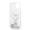 Coque arrière Karl Lagerfeld Liquid Glitter Choupette Head avec MagSafe pour Apple iPhone 15 - Transparent 6