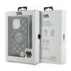 Coque arrière Karl Lagerfeld IML Crossbody Monogram Karl & Choupette Head avec MagSafe pour Apple iPhone 15 Pro - Noir 7