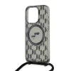 Coque arrière Karl Lagerfeld IML Crossbody Monogram Karl & Choupette Head avec MagSafe pour Apple iPhone 15 Pro Max - Noir 5