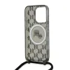 Coque arrière Karl Lagerfeld IML Crossbody Monogram Karl & Choupette Head avec MagSafe pour Apple iPhone 15 Pro Max - Noir 6