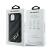 Coque arrière Karl Lagerfeld Diagonal Quilted Script pour Apple iPhone 14 - Noir 8