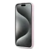 Coque arrière Karl Lagerfeld Diagonal Quilted Script pour Apple iPhone 14 - Rose 5