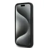 Coque arrière Karl Lagerfeld Diagonal Quilted Script pour Apple iPhone 15 Pro - Noir 5