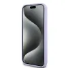 Coque arrière en silicone Karl Lagerfeld Karl & Choupette Heads Ring avec MagSafe pour Apple iPhone 15 - Violet 5