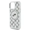 Coque arrière Karl Lagerfeld IML Monogram Karl & Choupette Head avec MagSafe pour Apple iPhone 15 Pro - Transparent 6