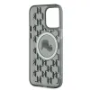 Coque arrière Karl Lagerfeld IML Monogram Karl & Choupette Head avec MagSafe pour Apple iPhone 15 Pro Max - Noir 7