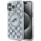 Coque arrière Karl Lagerfeld IML Monogram Karl & Choupette Head avec MagSafe pour Apple iPhone 15 Pro Max - Transparent