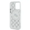 Coque arrière Karl Lagerfeld IML Monogram Karl & Choupette Head avec MagSafe pour Apple iPhone 15 Pro Max - Transparent 7