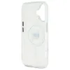 Coque arrière Karl Lagerfeld IML Metal Karl Head avec MagSafe pour Apple iPhone 16 Plus - Blanc 7