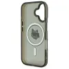 Coque arrière Karl Lagerfeld IML Metal Choupette Head avec MagSafe pour Apple iPhone 16 - Noir 7