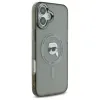 Coque arrière Karl Lagerfeld IML Metal Karl Head avec MagSafe pour Apple iPhone 16 - Noir 4
