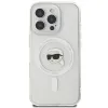 Coque arrière Karl Lagerfeld IML Metal Karl Head avec MagSafe pour Apple iPhone 16 Pro Max - Blanc 3