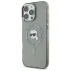 Coque arrière Karl Lagerfeld IML Metal Karl Head avec MagSafe pour Apple iPhone 16 Pro Max - Noir 2