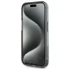 Coque arrière Karl Lagerfeld IML Metal Choupette Head avec MagSafe pour Apple iPhone 15 Pro - Noir 2