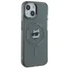 Coque arrière Karl Lagerfeld IML Metal Choupette Head avec MagSafe pour Apple iPhone 15 - Noir 4