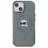 Coque arrière Karl Lagerfeld IML Metal Karl Head avec MagSafe pour Apple iPhone 15 - Noir 3