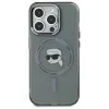 Coque arrière Karl Lagerfeld IML Metal Karl Head avec MagSafe pour Apple iPhone 15 Pro Max - Noir 2