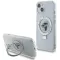 Coque arrière rigide Karl Lagerfeld Ring Stand Karl & Choupette avec MagSafe pour Apple iPhone 15 - Blanc