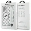 Coque arrière Karl Lagerfeld IML Crossbody Monogram Karl & Choupette Head avec MagSafe pour Apple iPhone 16 - Transparent 7