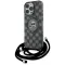 Coque arrière Karl Lagerfeld IML Crossbody Monogram Karl & Choupette Head avec MagSafe pour Apple iPhone 16 Pro Max - Noir