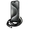 Coque arrière Karl Lagerfeld IML Crossbody Monogram Karl & Choupette Head avec MagSafe pour Apple iPhone 16 Pro Max - Noir 4