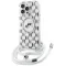 Coque arrière Karl Lagerfeld IML Crossbody Monogram Karl & Choupette Head avec MagSafe pour Apple iPhone 16 Pro Max - Transparent