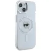 Coque arrière Karl Lagerfeld IML Metal Karl Head avec MagSafe pour Apple iPhone 15 - Blanc 4