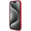 Coque arrière en silicone Karl Lagerfeld Karl & Choupette Heads Ring avec MagSafe pour Apple iPhone 15 - Rouge 5