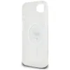 Coque arrière Karl Lagerfeld IML Metal Choupette Head avec MagSafe pour Apple iPhone 17e/16e - Blanc 7