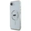 Coque arrière Karl Lagerfeld IML Metal Karl Head avec MagSafe pour Apple iPhone 17e/16e - Blanc 2