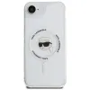 Coque arrière Karl Lagerfeld IML Metal Karl Head avec MagSafe pour Apple iPhone 17e/16e - Blanc 3