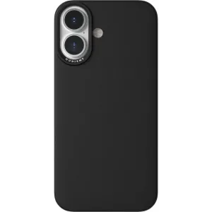 Coque arrière Nudient Thin Precise avec MagSafe pour Apple iPhone 16 - Ink Noir
