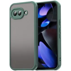 Coque arrière Phonesta AirFrost pour Google Pixel 9a - Vert mat