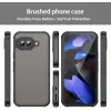 Coque arrière Phonesta AirFrost pour Google Pixel 9a - Noir mat 2
