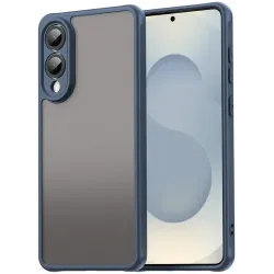 Coque arrière Phonesta AirFrost pour Samsung Galaxy S25 Edge - Bleu mat